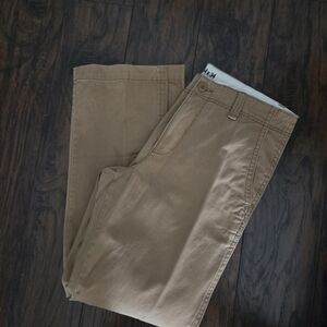 Men's Tan Chino Pants - Classic Straight Fit